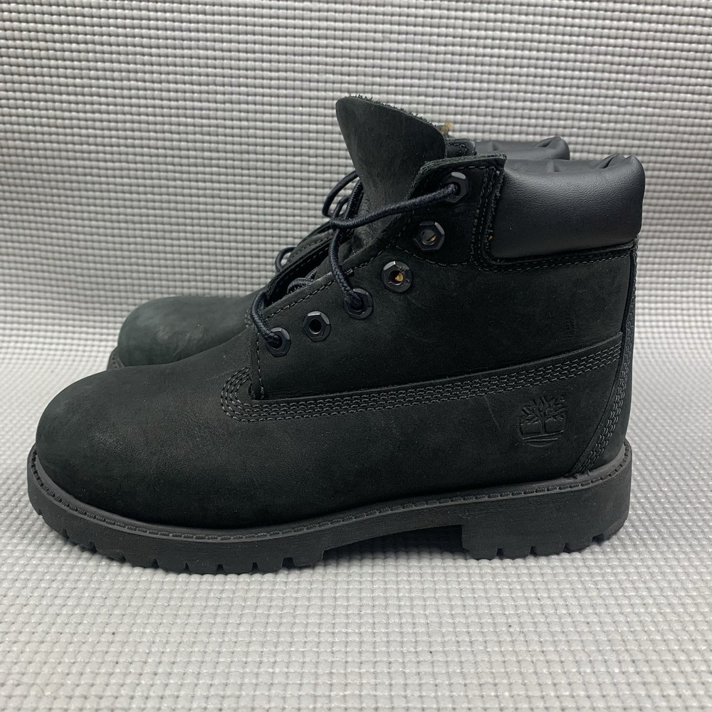 Timberland Boys Premium 6 inch Waterproof Boots Black Size 3